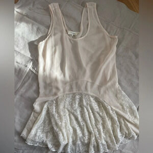 Lace tank dress